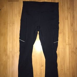 Black Lululemon 21” Speed Up Tight